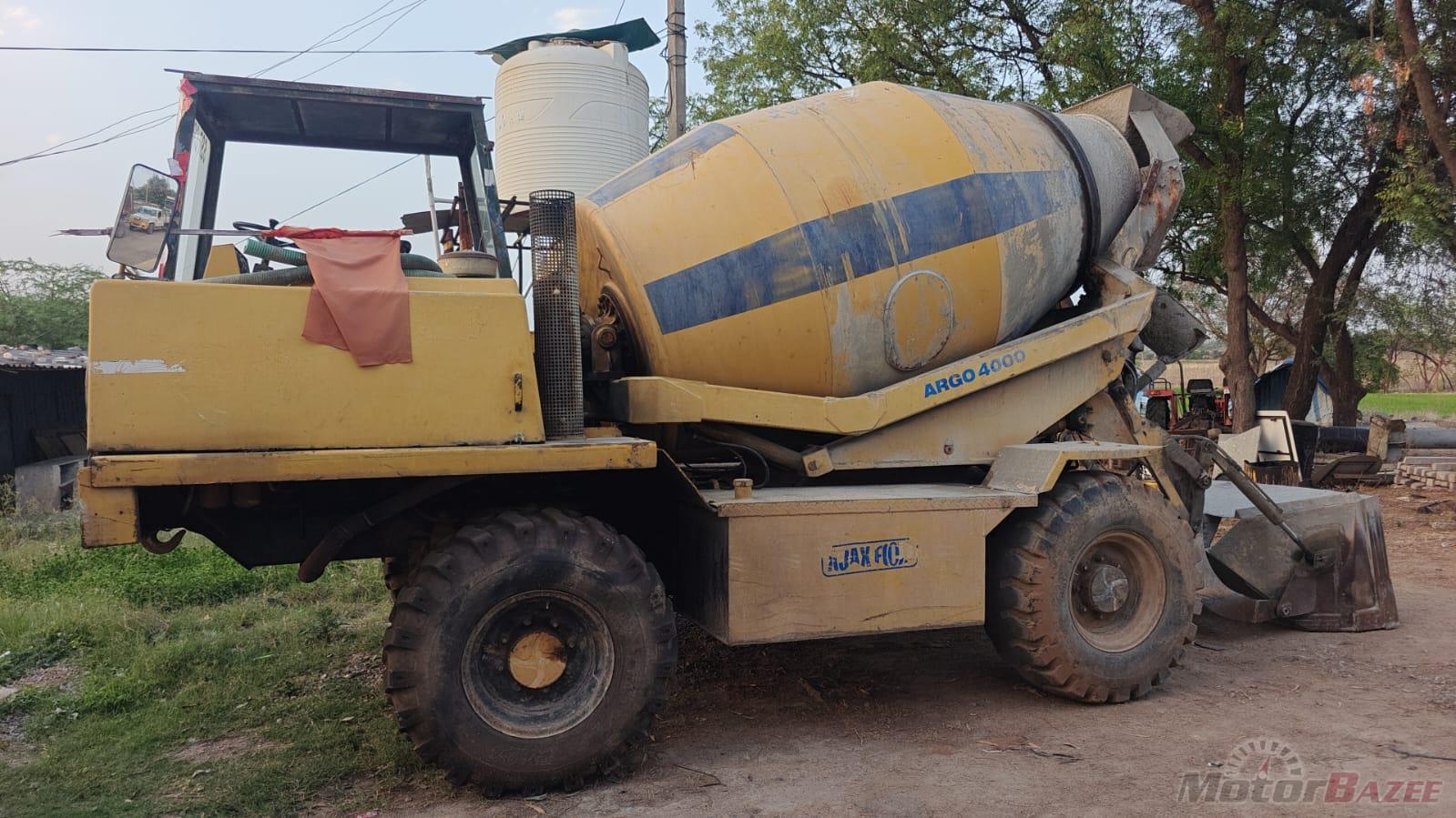 Ajax Self Loading concrete Mixer 4 CUM Mtrs