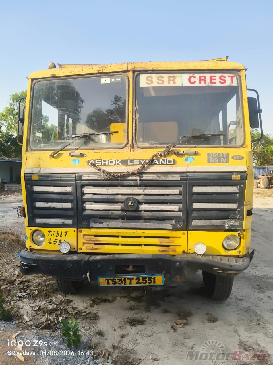 Used Ashok Leyland 2518T Tipper BS III Truck