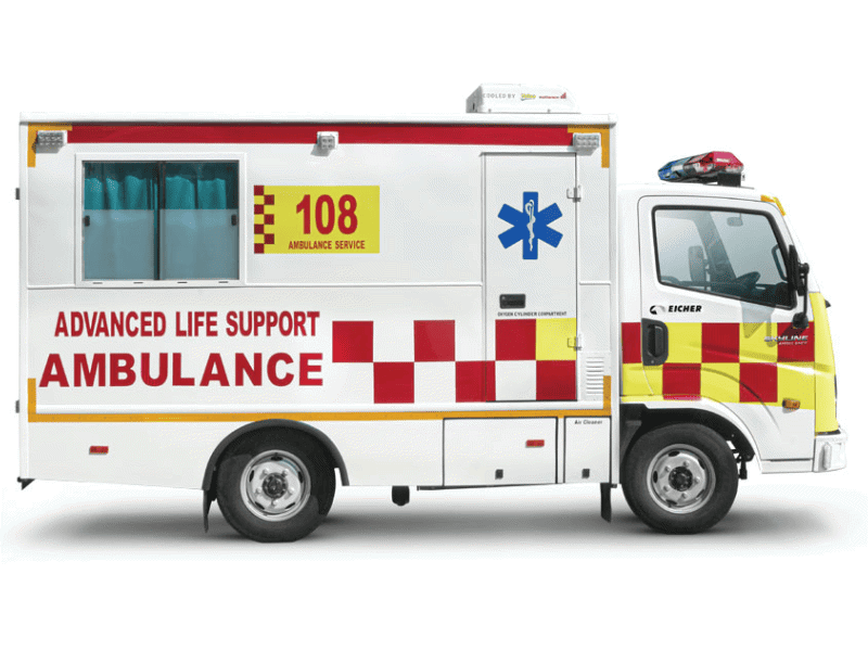 Eicher Skyline Ambulance B Type