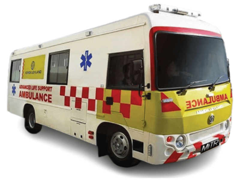 Ashok Leyland MiTR Ambulance 3700/Non AC