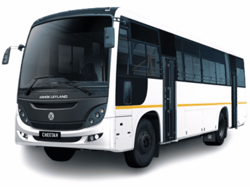 Ashok Leyland Cheetah 3x2 36 High-Back Seats Double Door