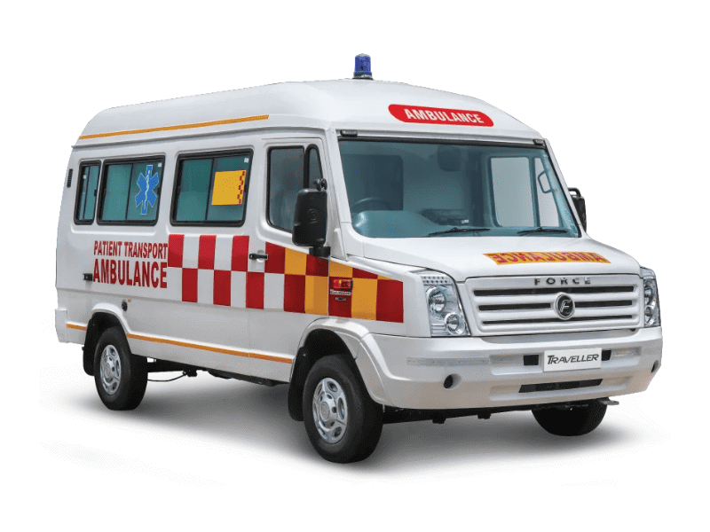 Force Motors Traveller Wider Body Ambulance 3350WB BSVI.2